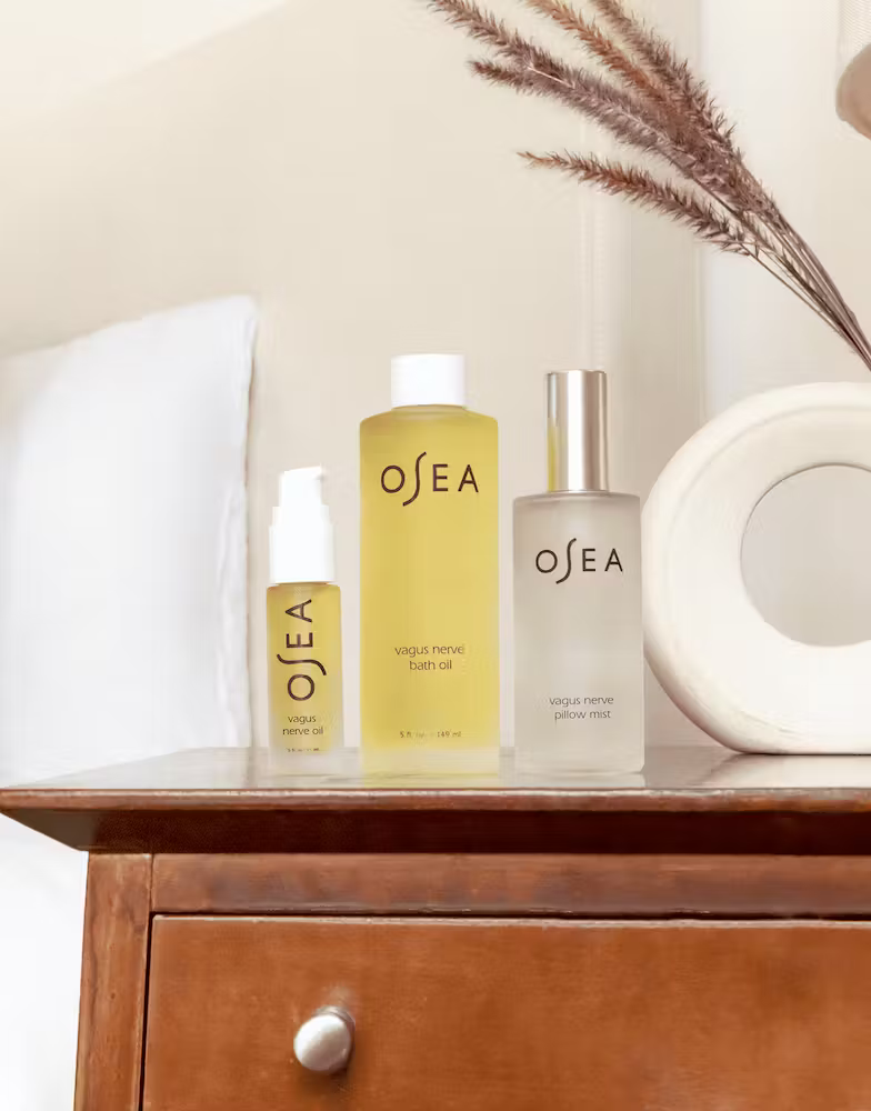 osea vagus nerve kit on bedroom side table