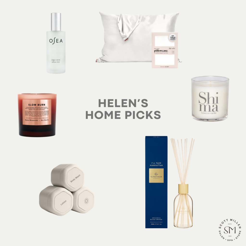 collage of home products, helen's picks