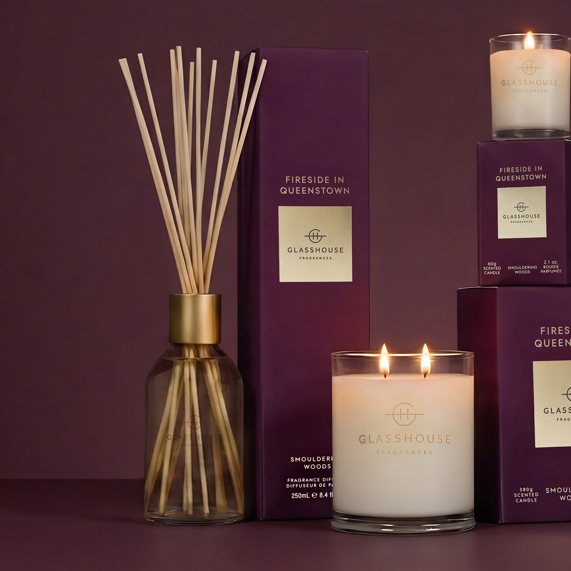 new glasshouse fall candles